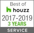 Vigilant Houzz Service Awards - three years in a row.