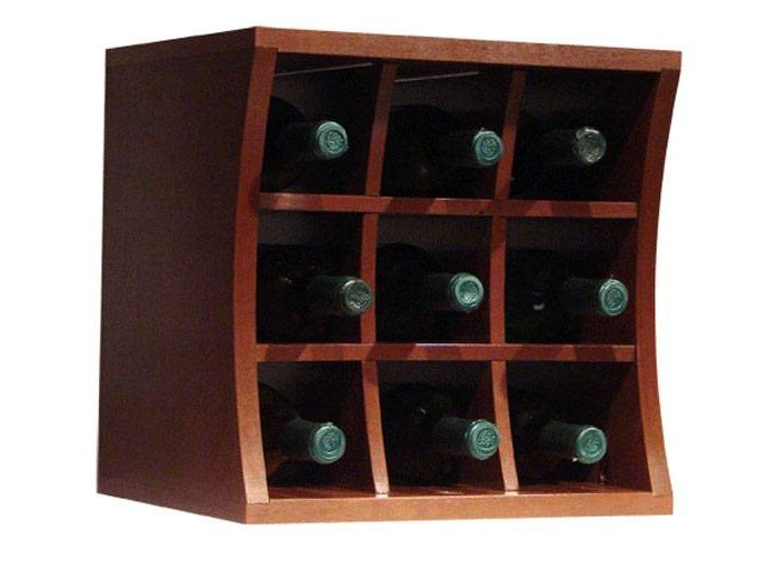 Concave Wine Cube with Cubbie Insert Vigilant Inc. 1 in Wine