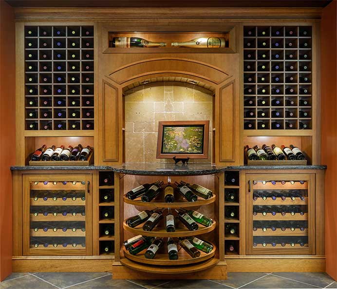 Our premium wine cellar line offers many high quality wine storge options like solid bottle cubbies.