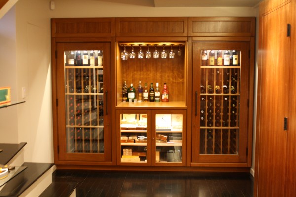 Vigilant custom wine cabinets and cigar humidors