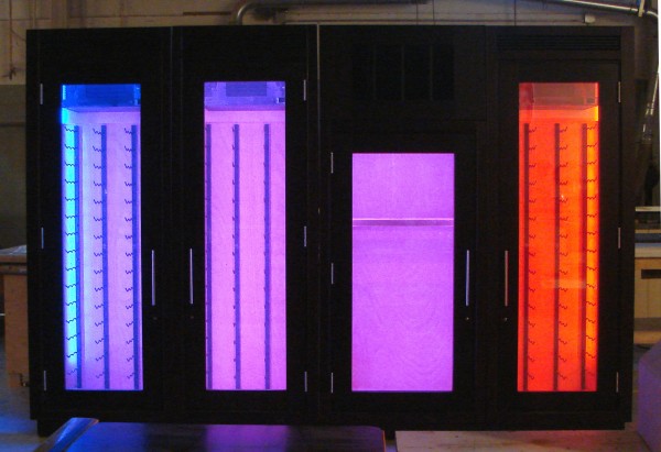 Vigilant Inc. Custom Refrigerated Wine Cabinets with LED Lighting