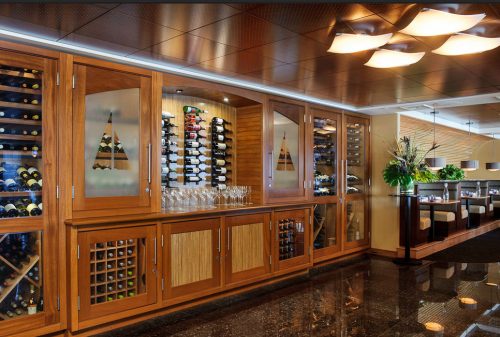 custom refrigerated wine cabinets 