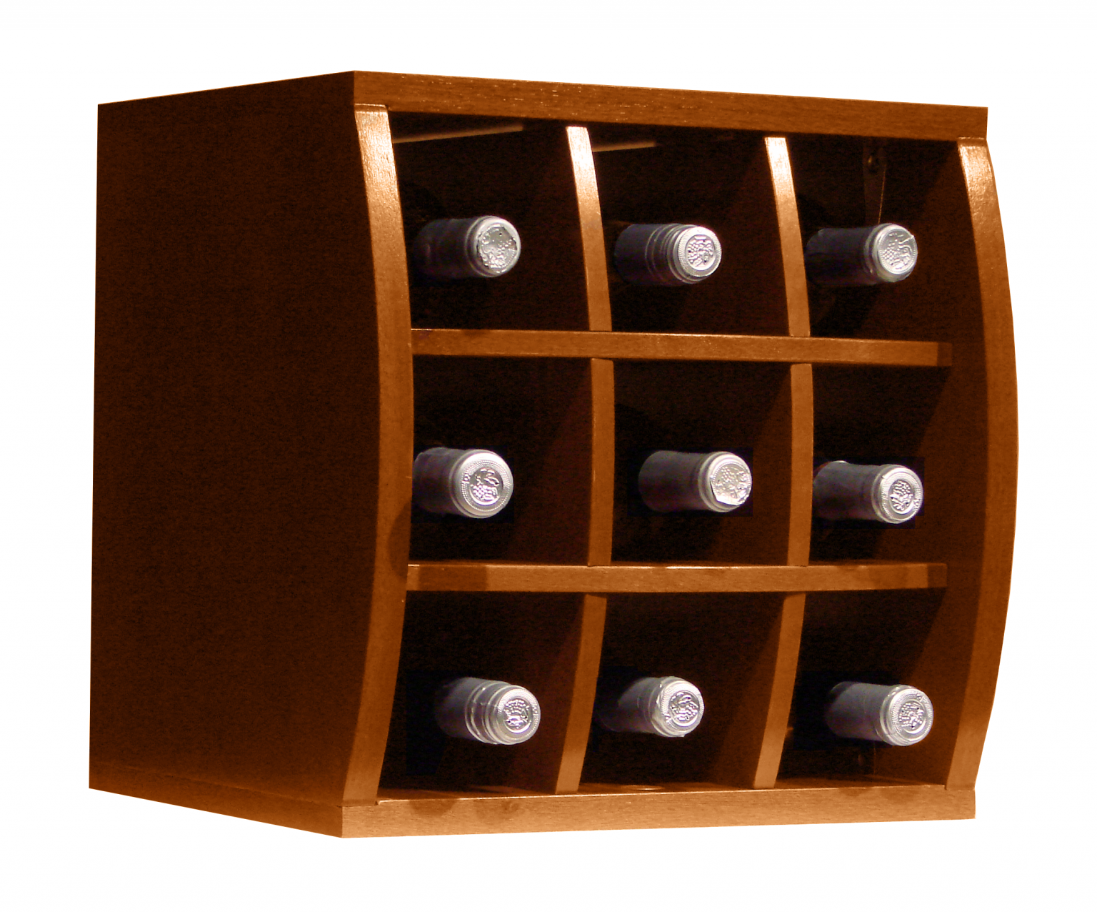Convex Wine Cube with Cubbie Insert Vigilant Inc. 1 in Wine