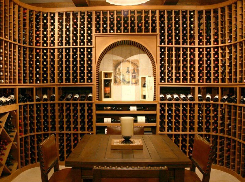 Custom wine cellar online cost