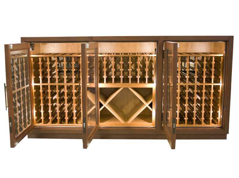 Wine cooler credenza new arrivals