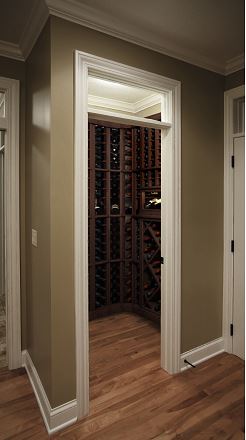 After wine closet conversion