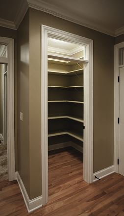 Before wine closet conversion 