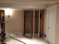 Framing and through the wall cooling system