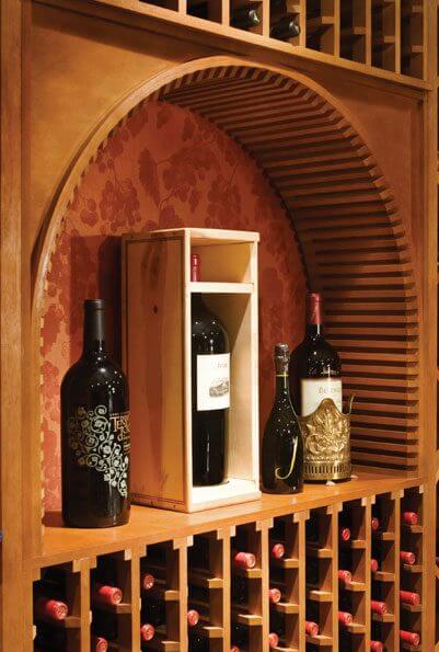 Arched wine rack sale