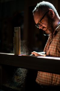 A Vigilant master craftsman brings this wine cabinet project to life